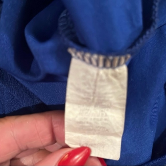 Chocolate blue romper with butterfly 🦋 detail - Picture 9 of 9